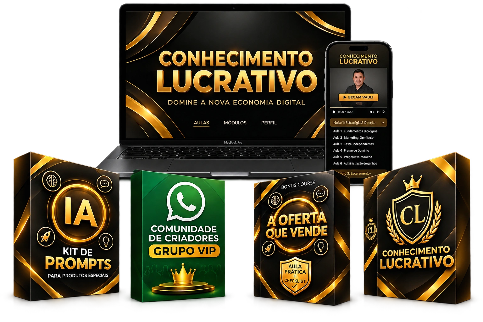Kit Completo Conhecimento Lucrativo